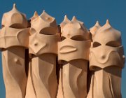 La Pedrera (Casa Milà), Barcelona  (c) Henk Melenhorst : Barcelona, Spanje